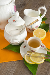tea and lemon