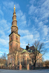 Obraz premium Church of Our Saviour in Copenhagen, Denmark