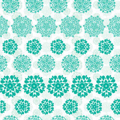 Vector abstract green decorative circles stars striped seamless