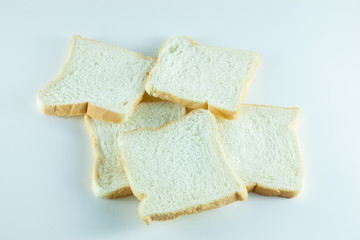 Sliced ​​bread on isolated.