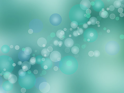 Abstract Background Green Blurry Lights,