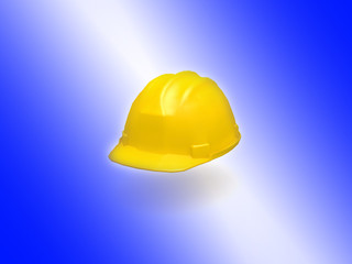 3D Yellow Hard Hat