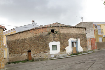 Casa típica de Calzadilla, Cáceres, España