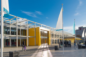 school entrance