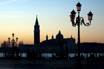 morning dawn in Venice