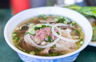 Vietnamese Pho Beef Noodle Soup