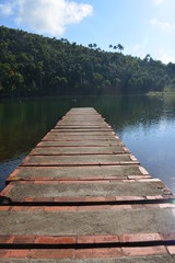 Fototapeta premium Lake in Cuba, Las Terrazas