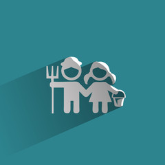 Garden. Vector format