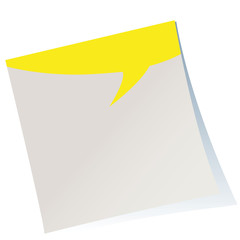 post-it,reminder,speech ballon,vector,yellow,free