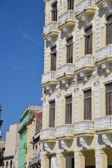 Colonial buildings in Havana, Cuba