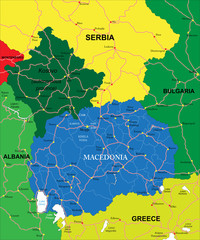 Macedonia map