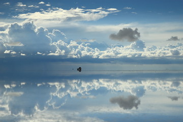 landscape at the Salar de Uyuni, Bolivia