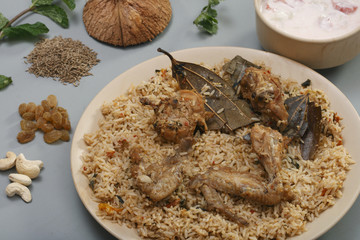 Hyderabadi Biryani - A  Popular Chicken or Mutton based  Biryani