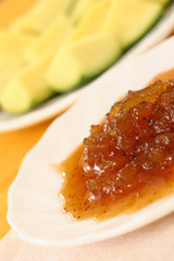 Raw mango chutney 