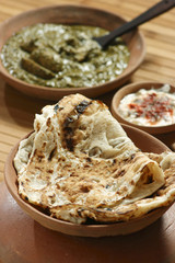 Tandoori Roti is Indian unleavened bread 