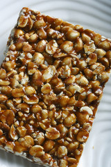 Chikki is a traditional ready-to-eat Indian sweet 