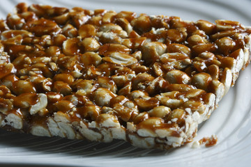 Chikki is a traditional ready-to-eat Indian sweet 