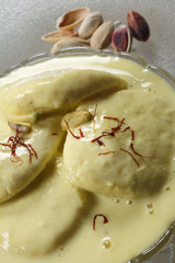 Rasagolla is a popular cheese based, syrupy sweet dish