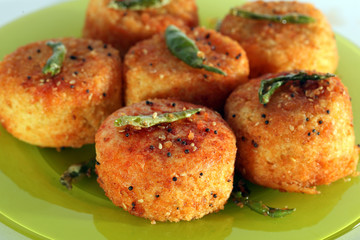 Fried Dhokla