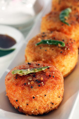 Fried Dhokla