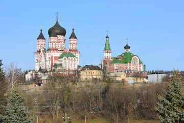 Fototapeta premium Киев. Церковь в Феофании.