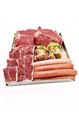 meat on a try