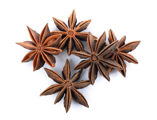 Anise isolated on white background