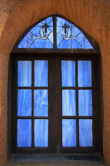 Taos Pueblo - church window