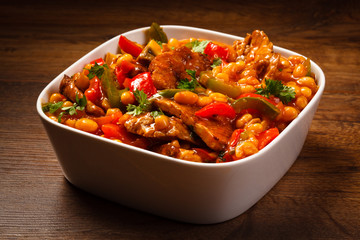 Stew - roasted meat and vegetables
