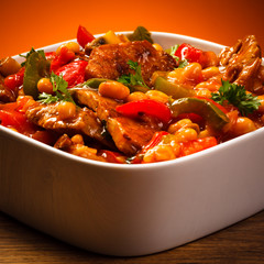 Stew - roasted meat and vegetables