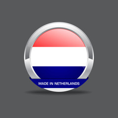 Netherlands Flag Vector Icon