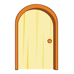 door isolated illustration