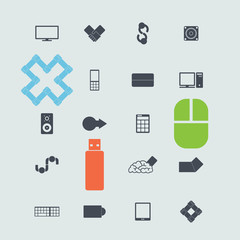 Set of web icons