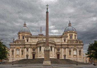 Fototapeta na wymiar Bazylika Santa Maria Maggiore. Rzym. Włochy.