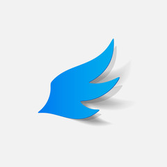 realistic design element: wing