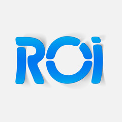 realistic design element: roi