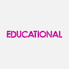 realistic design element: educational