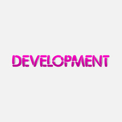 realistic design element: development