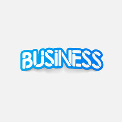 realistic design element: business