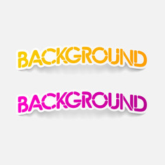 realistic design element: background