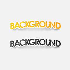 realistic design element: background