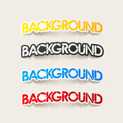 realistic design element: background