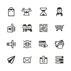 16 content marketing icons