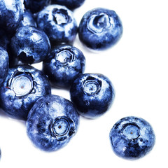 Blueberry antioxidant superfood isolated on white background  m