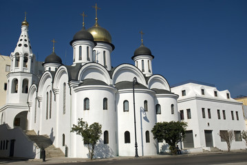 Fototapeta na wymiar Rosyjski Kościół Prawosławny, Hawana, Kuba