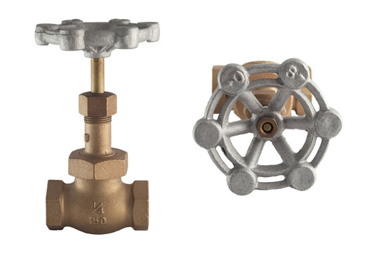 Old control gate valve for connect water pipe line