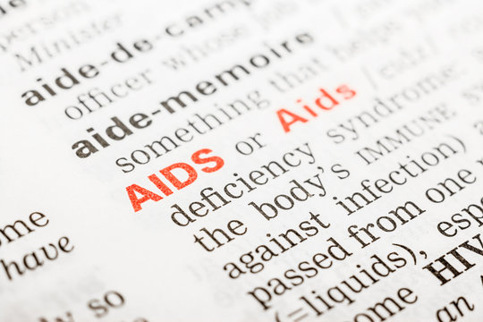 Aids Word Definition In Dictionary Close Up