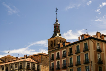 Fototapeta premium Iglesia de San Esteban (San Esteban Church), Segovia, Spain