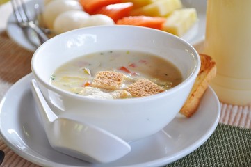 Corn cream soup