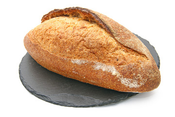 Beau pain sur ardoise